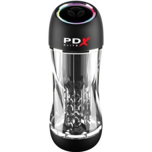 PDX ELITE – VIBRATORE STROKER VIEWTUBE PRO TRASPARENTE