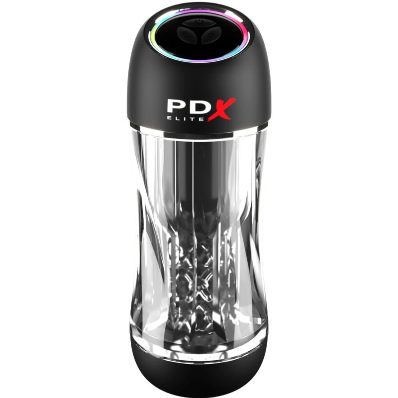 PDX ELITE – VIBRATORE STROKER VIEWTUBE PRO TRASPARENTE