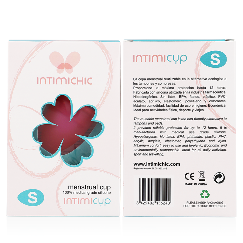INTIMICHIC - COPPA MESTRUALE IN SILICONE GRADO MEDICO - TAGLIA S - immagine 5