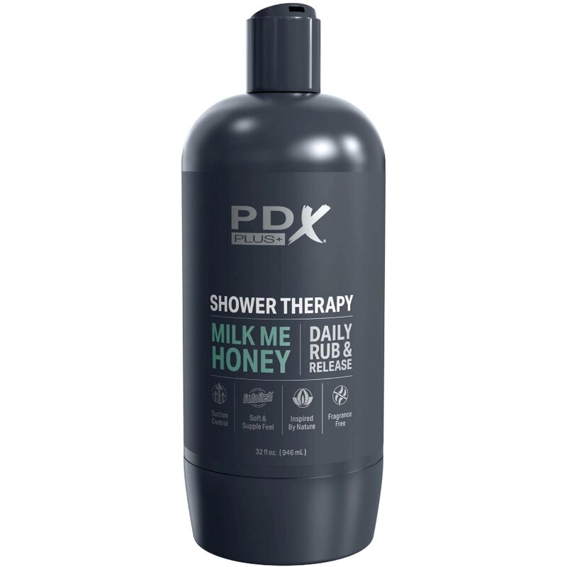 PDX PLUS - MASTURBATORE STROKER DESIGN DISCRETO DEL FLACONE DI SHAMPOO MILK ME HONEY - immagine 2