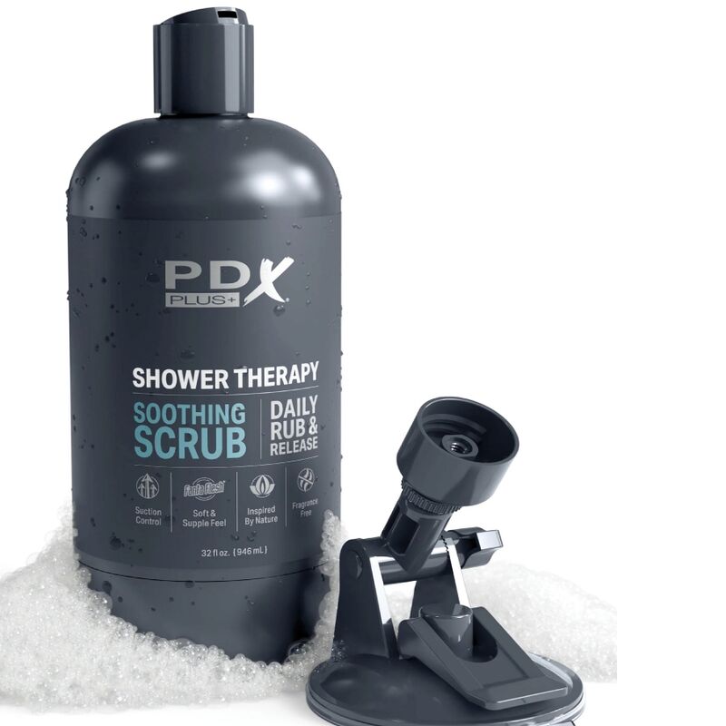 PDX PLUS - SHAMPOO SCRUB LENITIVO STROKER MASTURBATOR DAL DESIGN DISCRETO DELLA BOTTIGLIA - immagine 4