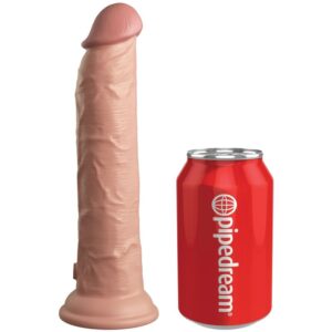 KING COCK – ELITE VIBRATORE DILDO REALISTICO E TELECOMANDO IN SILICONE 23 CM