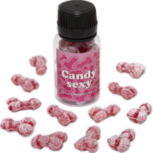 DIABLO PICANTE – CANDY SEXY BOTE 12 GOMINOLAS SABOR FRESA-CEREZA
