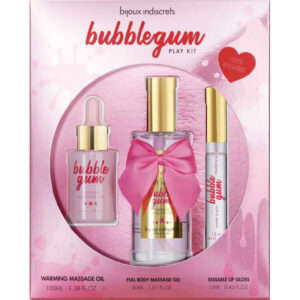 BIJOUX – INDISCRETS KIT BUBBLEGUM PLAY CON OLIO GEL E LUCIDA LABBRA
