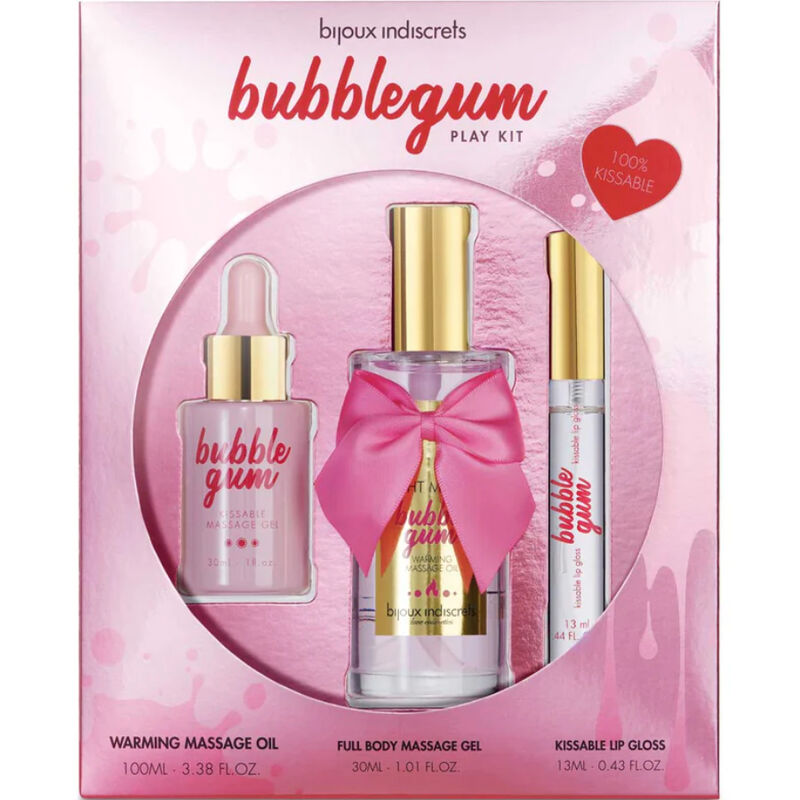 BIJOUX – INDISCRETS KIT BUBBLEGUM PLAY CON OLIO GEL E LUCIDA LABBRA BIJOUX – INDISCRETS KIT BUBBLEGUM PLAY CON OLIO GEL E LUCIDA LABBRA