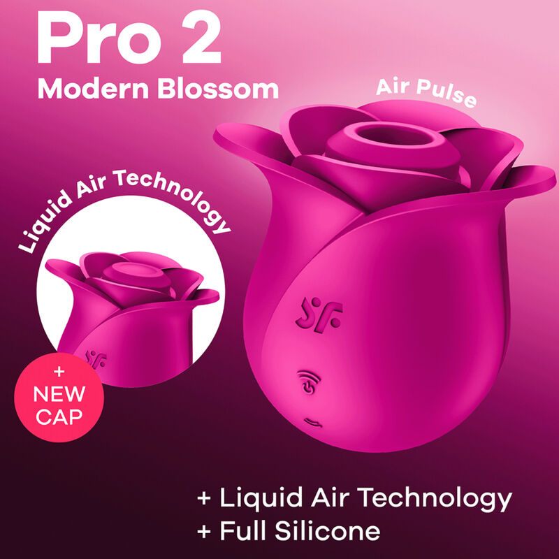 SATISFYER - AIR PULSE VIBRATORE MODERNO PRO 2 BLOSSOM - immagine 8