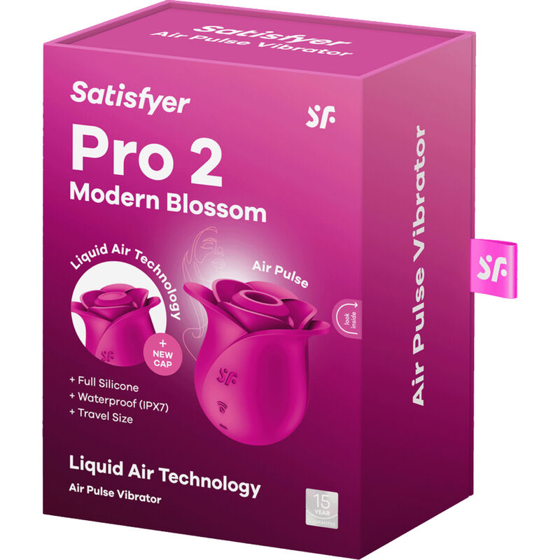 SATISFYER - AIR PULSE VIBRATORE MODERNO PRO 2 BLOSSOM - immagine 7