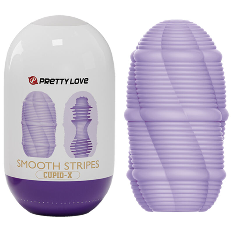 PRETTY LOVE – UOVO MASTURBATORE CUPIDO A STRISCE LISCE
