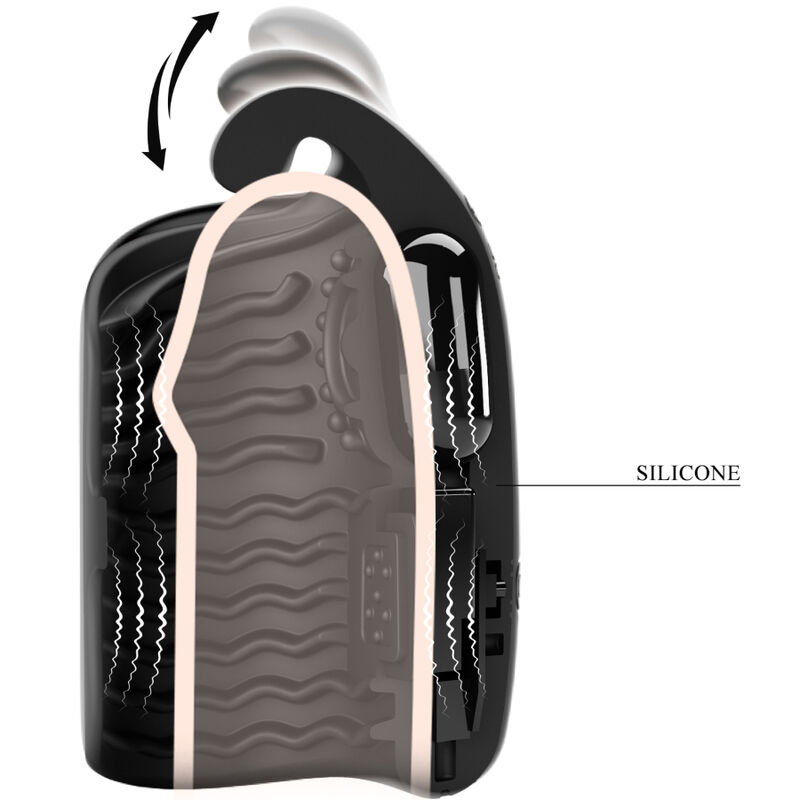 PRETTY LOVE - MASTURBATORE MANUALE PER GHIANDOLA VIBRATORE RICARICABILE - immagine 3