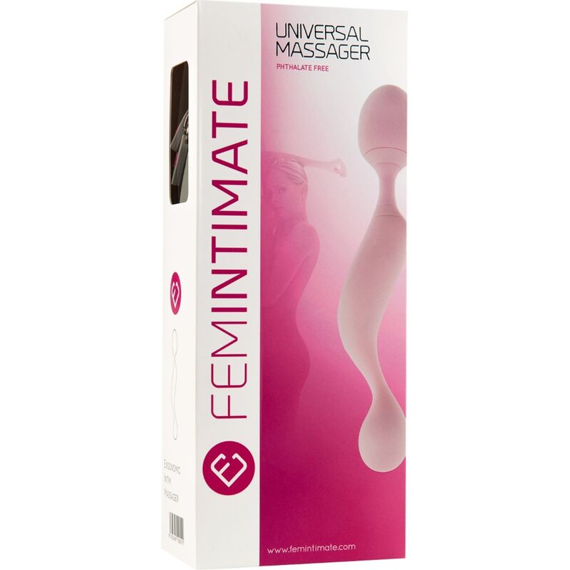 FEMINTIMATE - VIBRATORE IN SILICONE MASSAGGIATORE UNIVERSALE ROSA - immagine 4