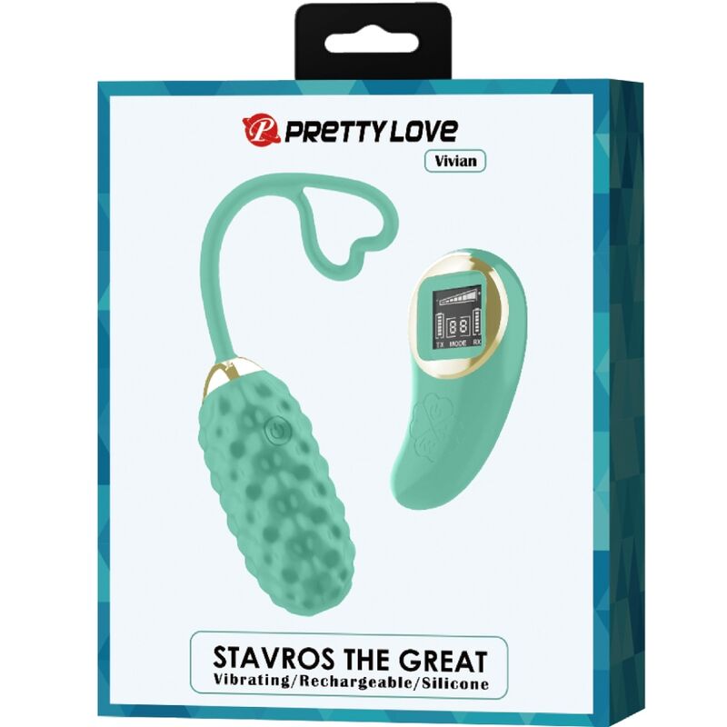 PRETTY LOVE - UOVO VIBRANTE CON TELECOMANDO VERDE VIVIAN - immagine 7