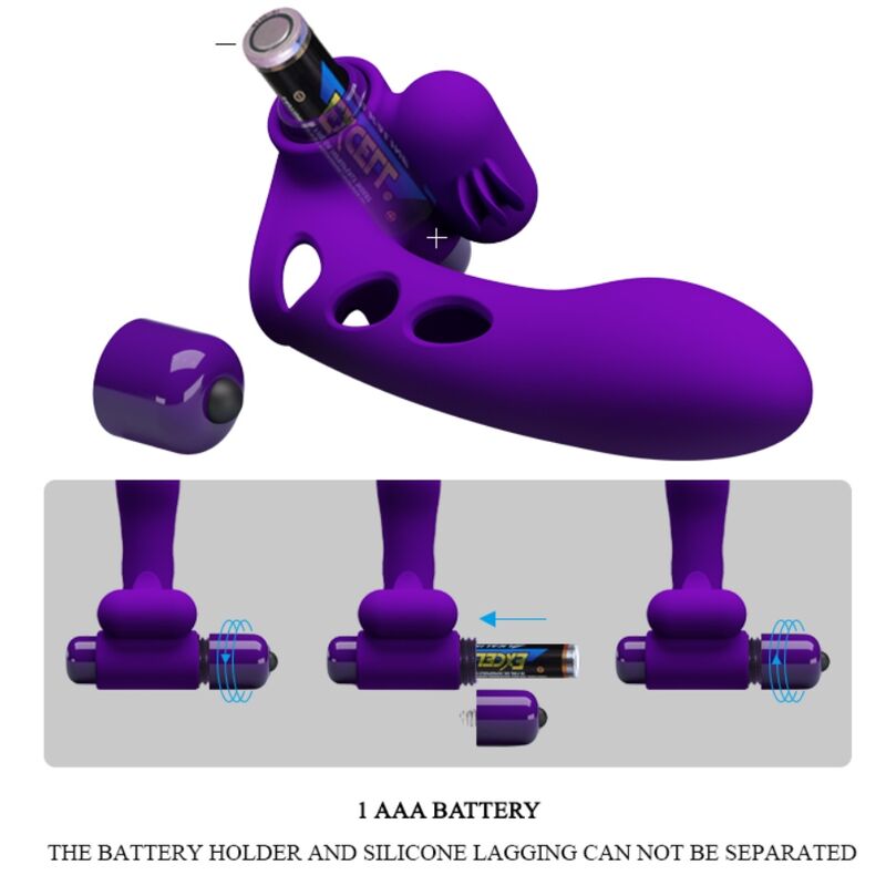 PRETTY LOVE - COPERTURA PER DITA VIBRATORE ORLANDO VIOLA - immagine 5