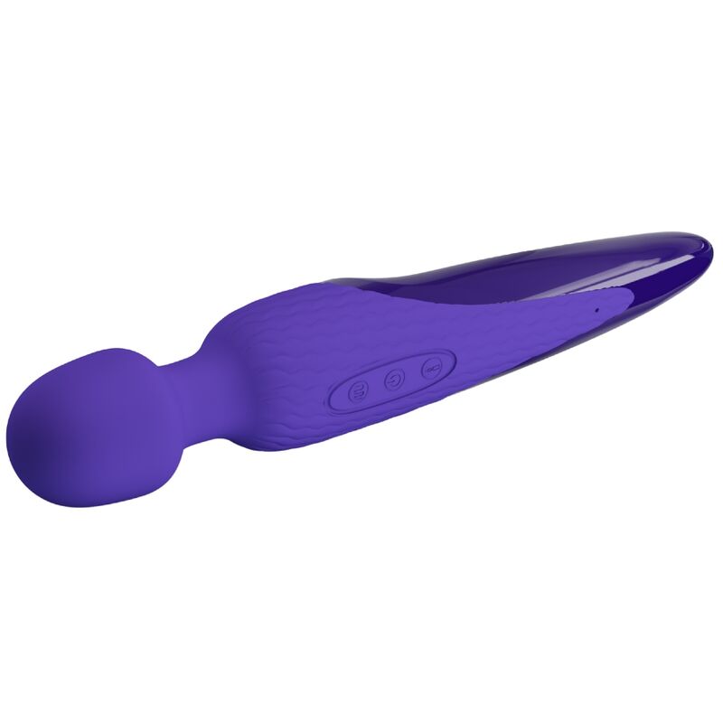 PRETTY LOVE - ANTONY YOUTH VIBRATORE WAND VIOLETTO EFFETTO CALORE - immagine 6