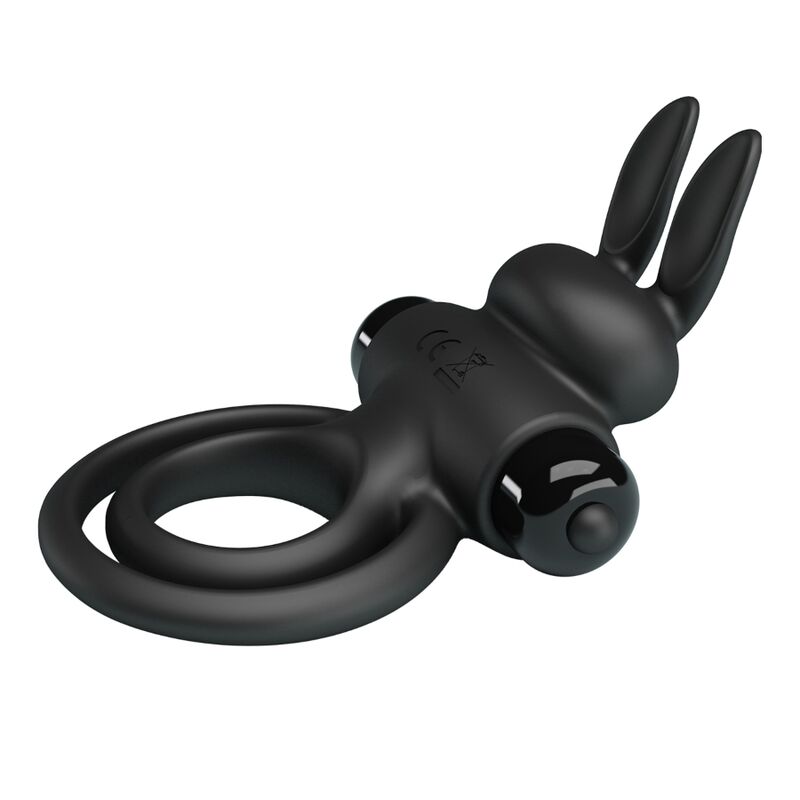 PRETTY LOVE - ANELLO VIBRATOR III RABBIT PER PENE NERO - immagine 5