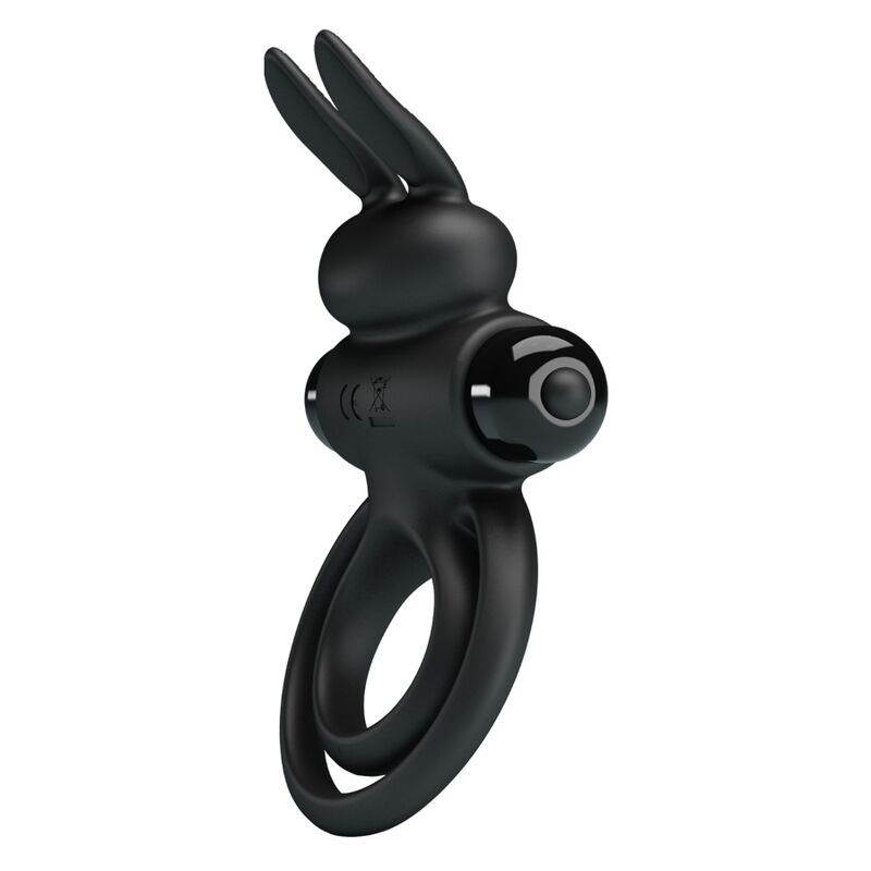 PRETTY LOVE - ANELLO VIBRATOR III RABBIT PER PENE NERO - immagine 2