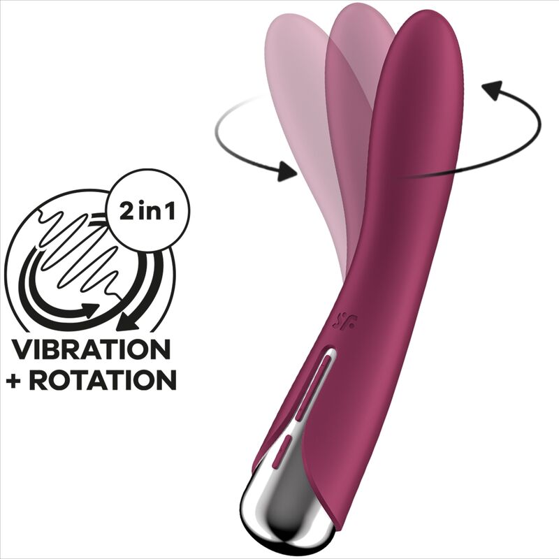 SATISFYER - SPINNING VIBE 1 VIBRADOR ROTADOR G-SPOT AZUL - immagine 7