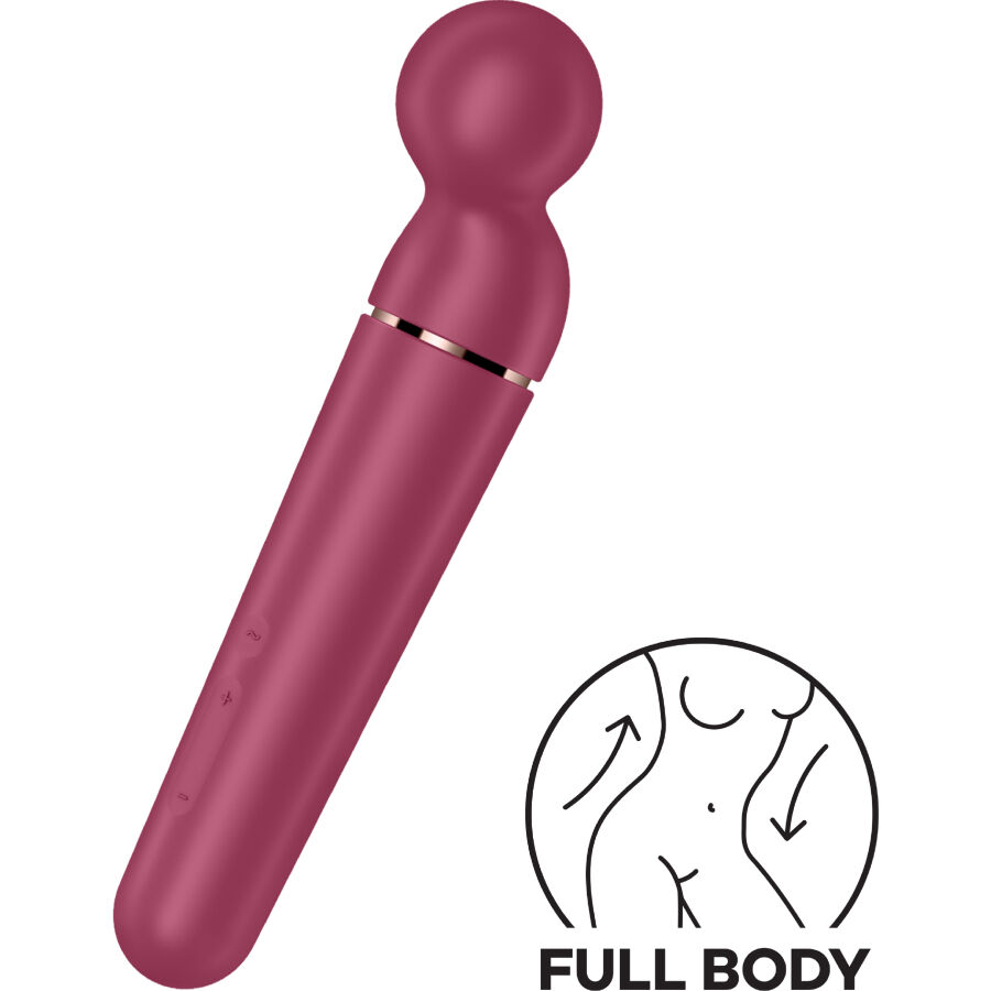 SATISFYER - PLANET WAND-ER MASAJEADOR VIBRADOR BERRY - immagine 4
