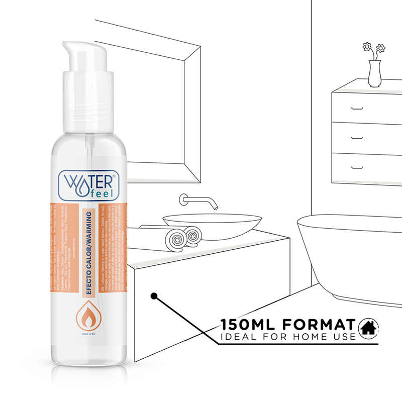 WATERFEEL - LUBRIFICANTE AD EFFETTO CALORE 150 ML - immagine 3