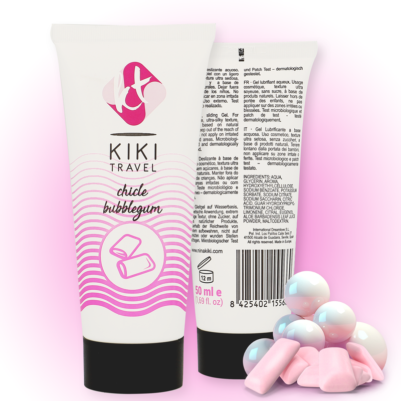 KIKÍ TRAVEL - FRAGOLA GUM LUBRIFICANTE 50 ML - immagine 4