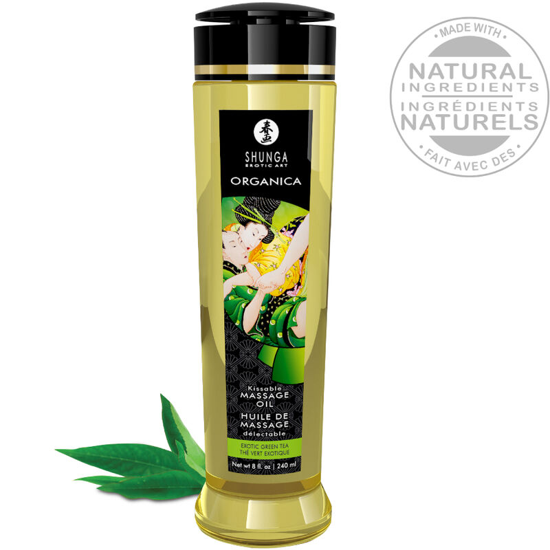 SHUNGA – OLIO DA MASSAGGIO BIOLOGICO TÈ VERDE 240 ML SHUNGA – OLIO DA MASSAGGIO BIOLOGICO TÈ VERDE 240 ML
