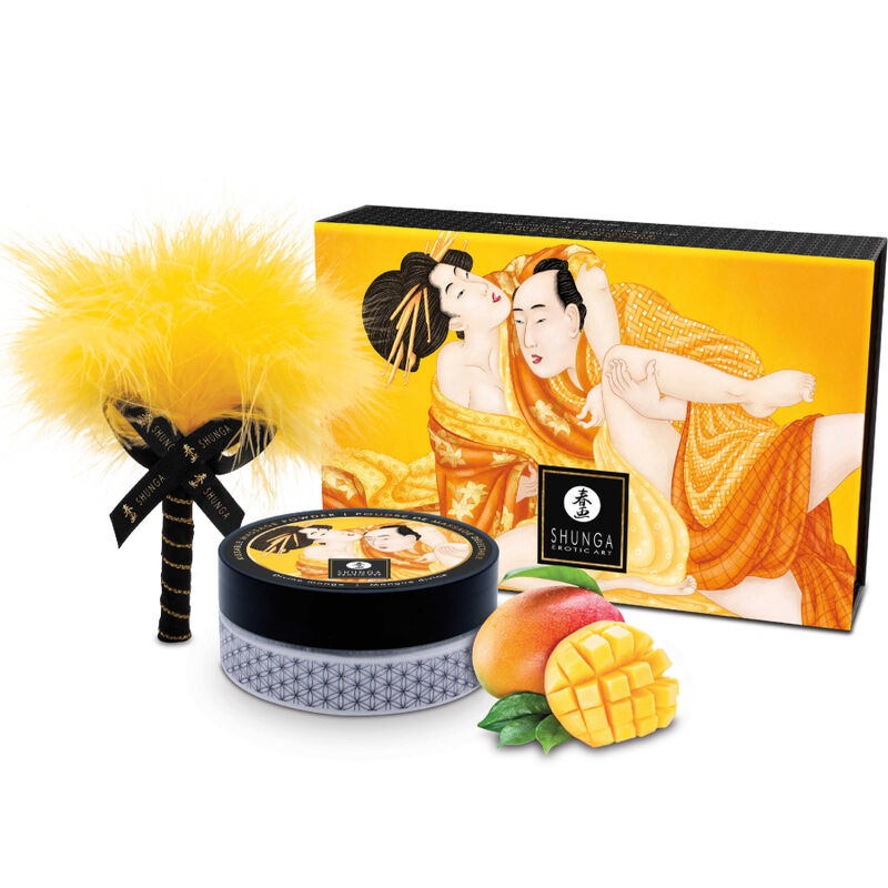SHUNGA – KIT POLVERE DA MASSAGGIO ALIMENTARE MANGO