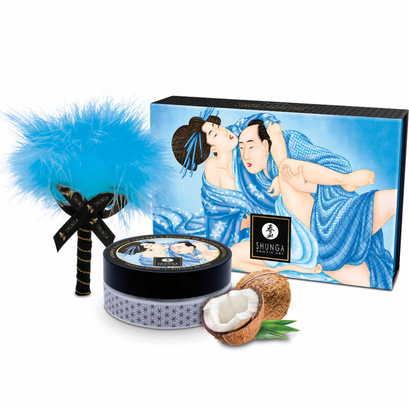 SHUNGA – KIT POLVERE DA MASSAGGIO AL COCCO ALIMENTARE