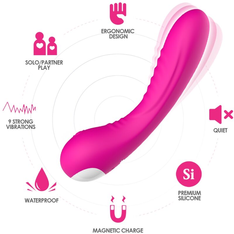 ARMONY – VIBRATORE LEGEND IN SILICONE FUCSIA
