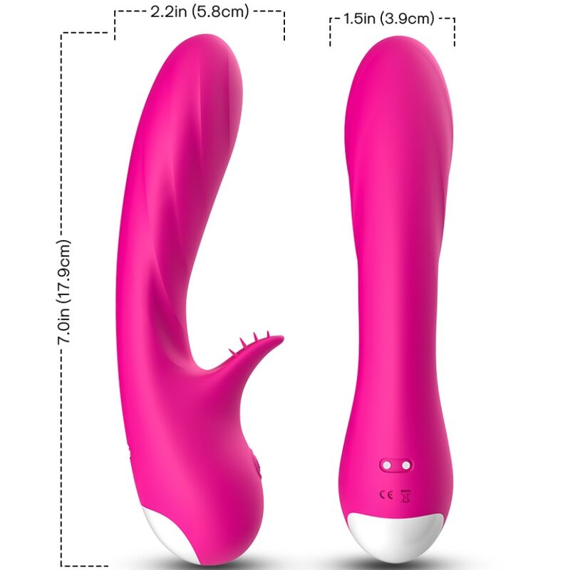 ARMONY – VIBRATORE ROMANCE CON STIMOLATORE FUCSIA