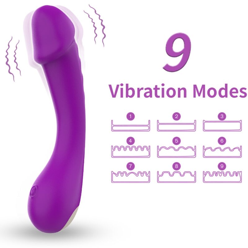 ARMONY – DILDO VIBRATORE G-SPOT IN SILICONE VIOLA
