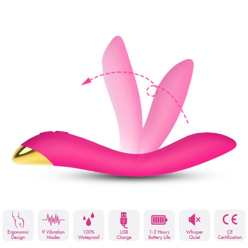 ARMONY – VIBRATORE FLAMINGO MULTIPOSIZIONE FUCSIA