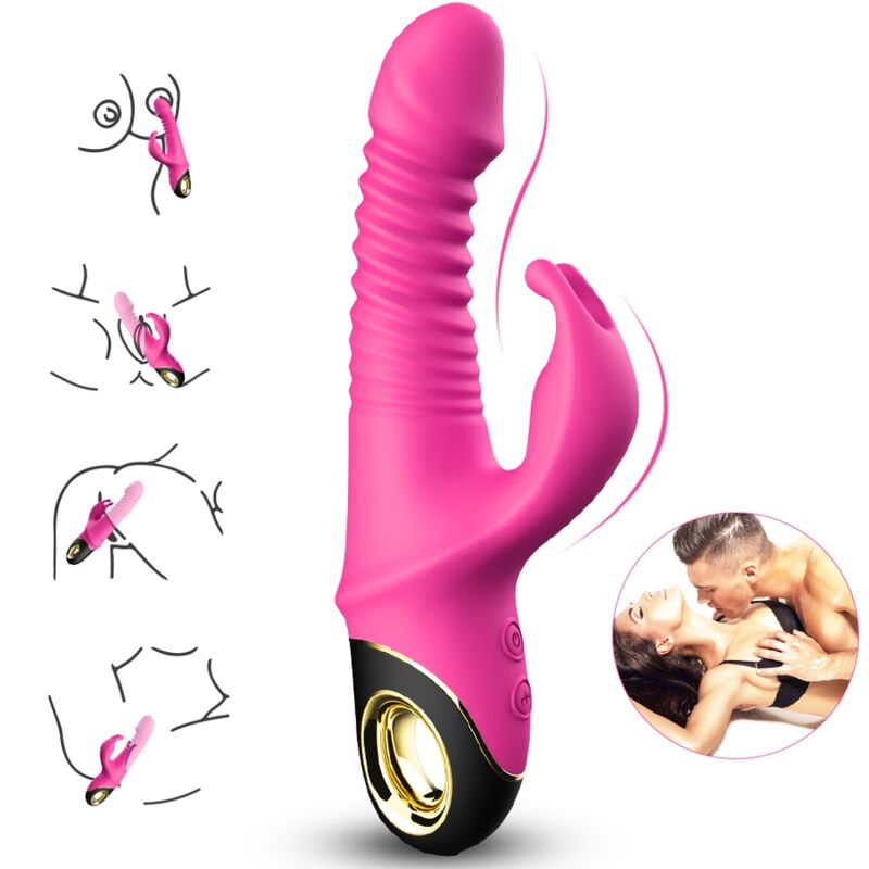 ARMONY - VIBRATORE ZING DILDO CONIGLIO FUCSIA - immagine 2