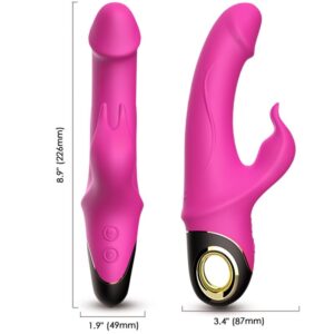 ARMONY – METEROR DILDO VIBRATORE RABBIT ROTATOR FUCSIA