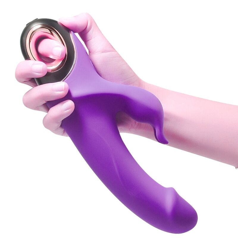ARMONY - METEROR DILDO VIBRATORE CONIGLIO VIOLA - immagine 3