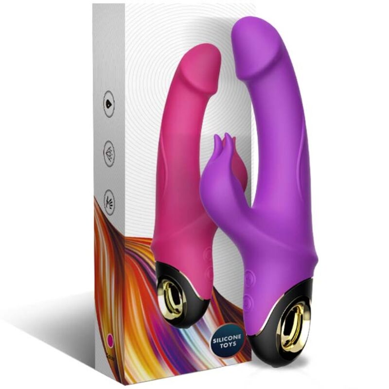 ARMONY - METEROR DILDO VIBRATORE CONIGLIO VIOLA - immagine 4