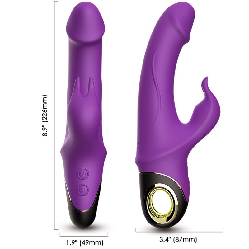 ARMONY – METEROR DILDO VIBRATORE CONIGLIO VIOLA
