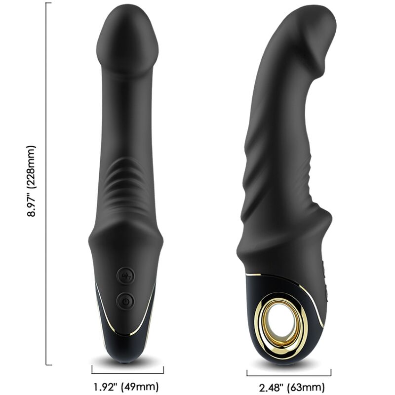 ARMONY – ROTATORE VIBRATORE DILDO JOYBLADE NERO