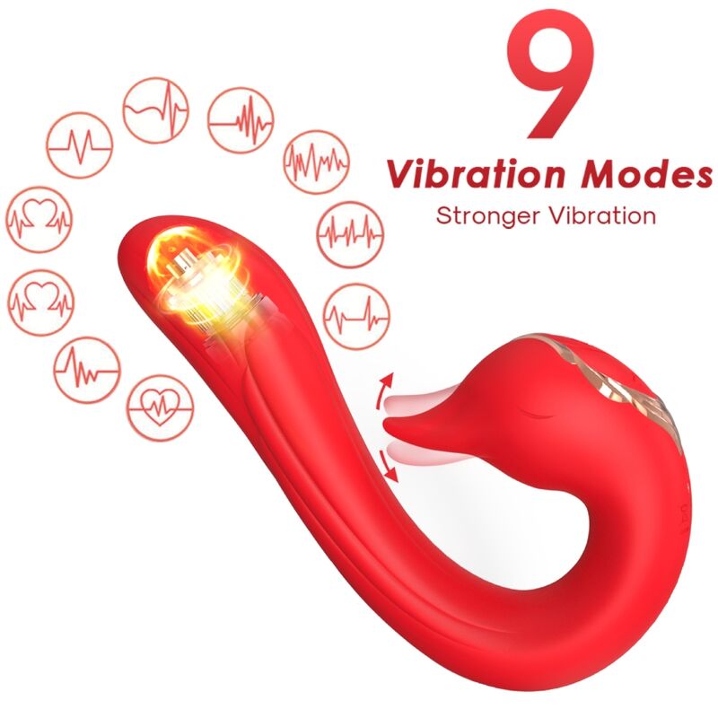 ARMONY – VIBRATORE DELFIN MULTIPOSIZIONE ED EFFETTO CALORE ROSSO