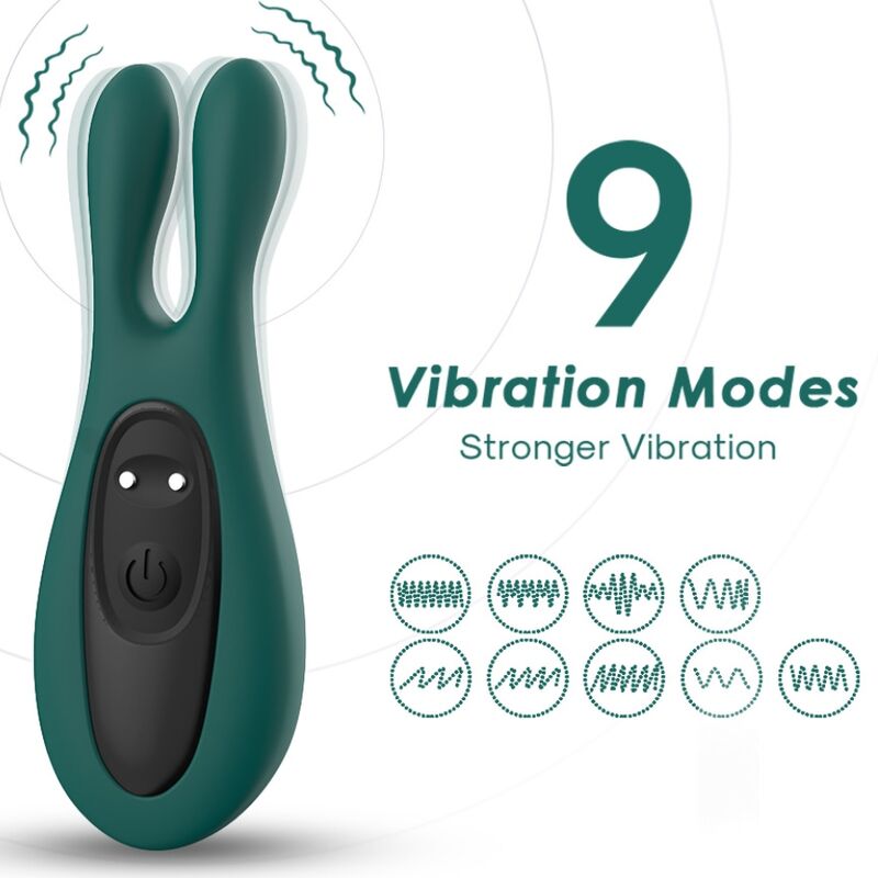 ARMONY – STIMOLATORE E VIBRATORE CONIGLIO VERDE