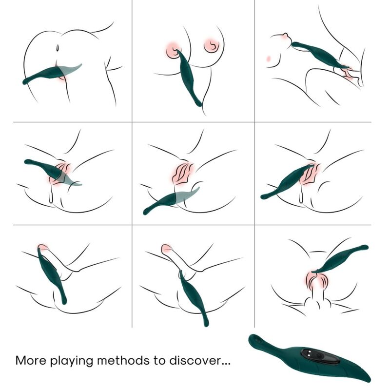 ARMONY - STIMOLATORE E VIBRATORE VERDE FOGLIA - immagine 4