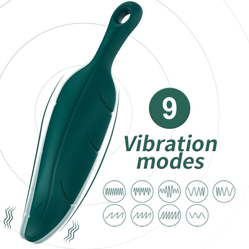 ARMONY – STIMOLATORE E VIBRATORE VERDE FOGLIA