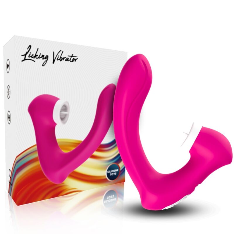 ARMONY – SECRETKISS LICKING VIBRATING CLITORIDE & VIBRATORE CURVO FUCSIA ARMONY – SECRETKISS LICKING VIBRATING CLITORIDE & VIBRATORE CURVO FUCSIA