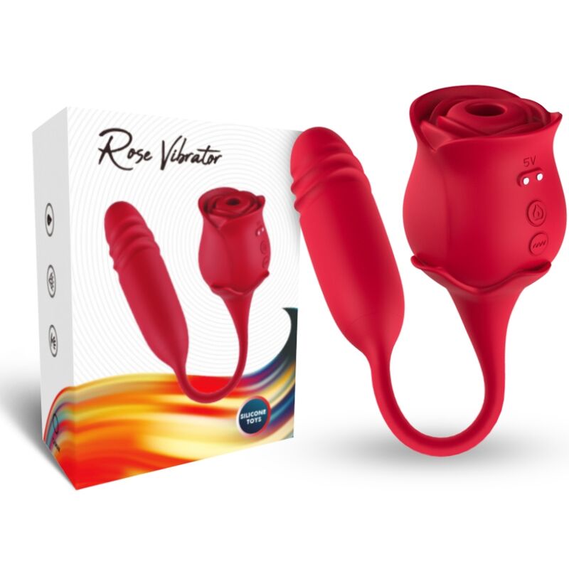 ARMONY – ROSEKNIGTH CLITORIDE SUCKER & VIBRATOR ROSSO