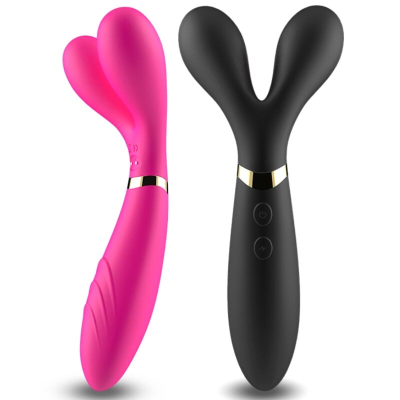 ARMONY - MASSAGGIATORE E VIBRATORE A Y-WAND DOPPIA TESTA FUCSIA - immagine 4