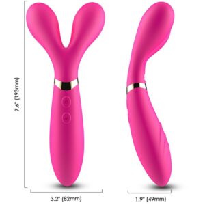 ARMONY – MASSAGGIATORE E VIBRATORE A Y-WAND DOPPIA TESTA FUCSIA