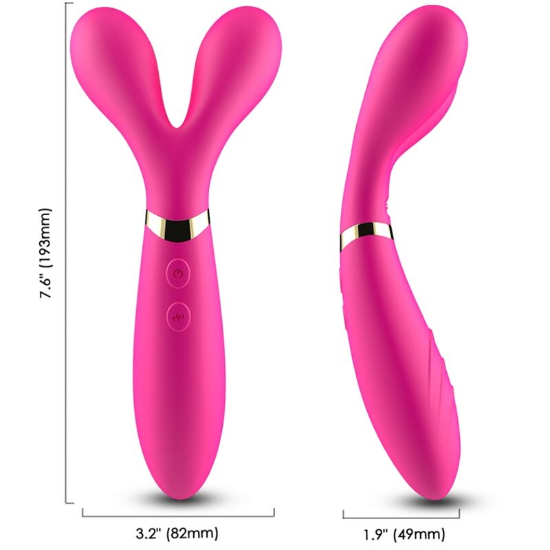 ARMONY – MASSAGGIATORE E VIBRATORE A Y-WAND DOPPIA TESTA FUCSIA ARMONY – MASSAGGIATORE E VIBRATORE A Y-WAND DOPPIA TESTA FUCSIA