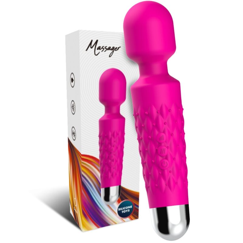 ARMONY - MASSAGGIATORE E VIBRATORE POSTINO TESTA SUPER FLESSIBILE FUCSIA - immagine 2