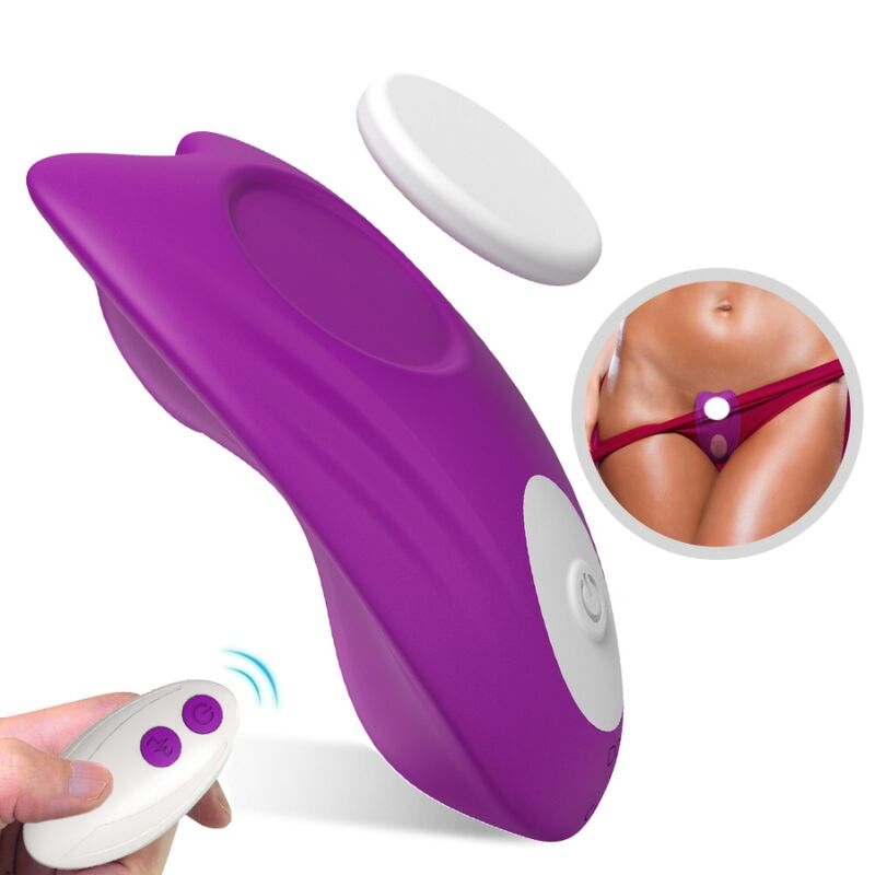 ARMONY – MUTANDINA INDOSSABILE CON VIBRATORE TELECOMANDO VIOLA