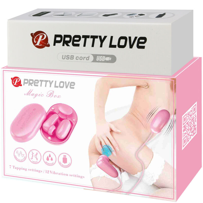 PRETTY LOVE - PROIETTILE VIBRANTE MAGIC BOX E STIMOLATORE ROSA - immagine 5