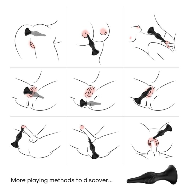 ARMONY - VIBRATORE E PLUG ANALE TELECOMANDO NERO - immagine 3