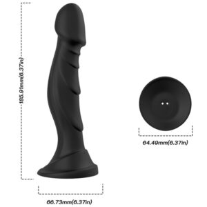 ARMONY – VIBRATORE DILDO E TELECOMANDO PLUG ANALE NERO